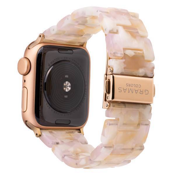 手首周りが目に留まる季節に キャンディのような透け感が可愛いApple Watchバンド GRAMAS COLORSより発売