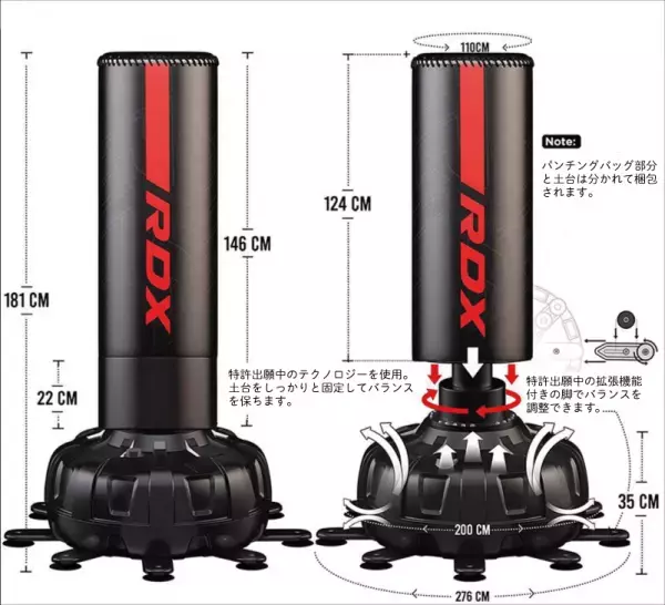 日本最大のスポーツ総合展「SPORTEC」出展を記念して「RDX®SPORTS」スタンディングバッグやサウナスーツが当たる！Instagramキャンペーンを開催！
