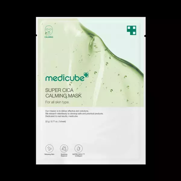 韓国コスメ「medicube(メディキューブ)」より、ニキビケアに特化したスーパーシカ配合のマスクが新登場！発売記念で最大50％OFF販売へ！