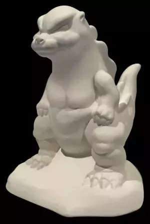 秋のクラフト体験！世界で1つ！君だけの「ゴジラ」を作り出そう！ ニジゲンノモリ『ゴジラ素焼き色塗り体験』　９月２日開始