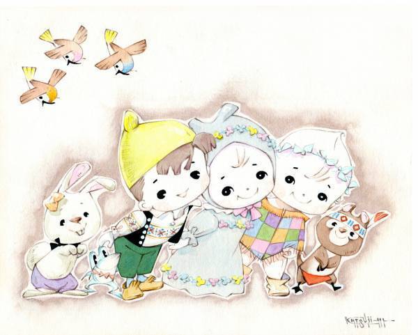 “かわいいの元祖” 松本かつぢの童画を集めた原画展『みにおん』（入場無料）が開催決定！