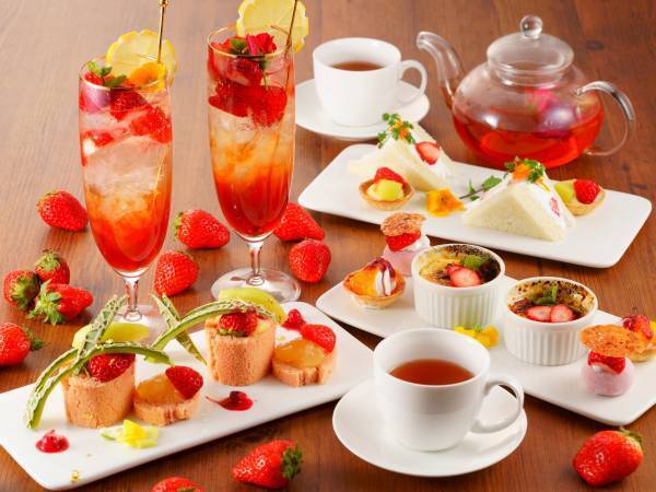 ［期間限定］苺づくしのアフタヌーンティーが彩る春の別府旅　大分県産「ベリーツ」を使ったスイーツプラン販売開始