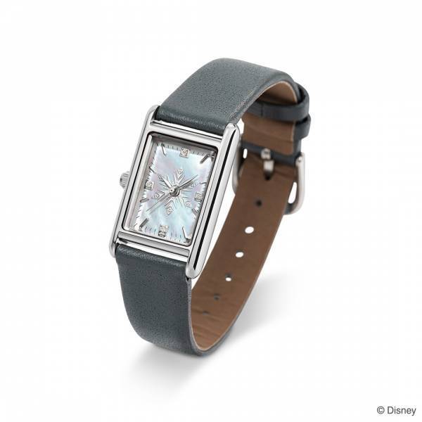 ディズニー映画『アナと雪の女王』の 「アナ」「エルサ」それぞれをモチーフにデザインした 2種類の腕時計　『Forever sisters』