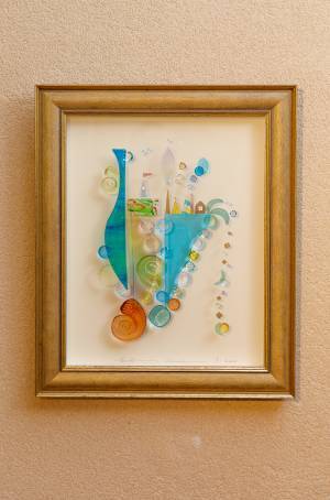 梅雨空を吹き飛ばす、キラキラと美しい世界「上村由希ガラス工房-Glass Collage 2023-」展示&ワークショップを宮城県・松島にて開催