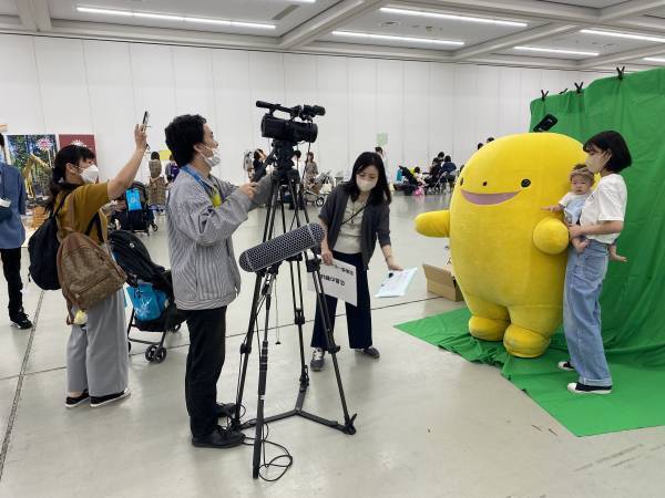 【広島ホームテレビ】リトル・ママフェスタにぽるぽるがやってくる　CM撮影会も開催！