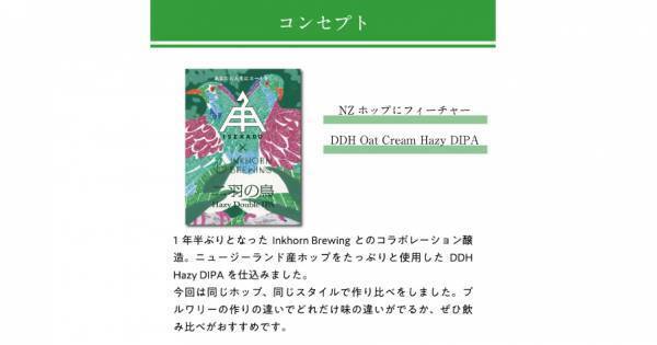 【三重県・ISEKADO】Inkhorn Brewingとのコラボレーションビール『二羽の鳥』を数量限定発売