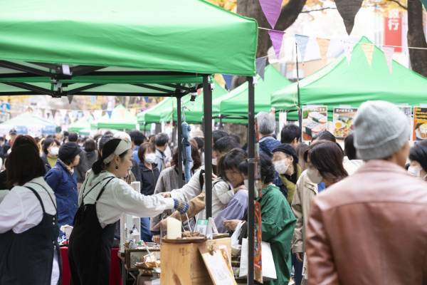 【11/23実施】府中スカイナード＆けやき並木通りで開催した「第10回キテキテ府中マルシェ」マルシェの様子をご紹介♪
