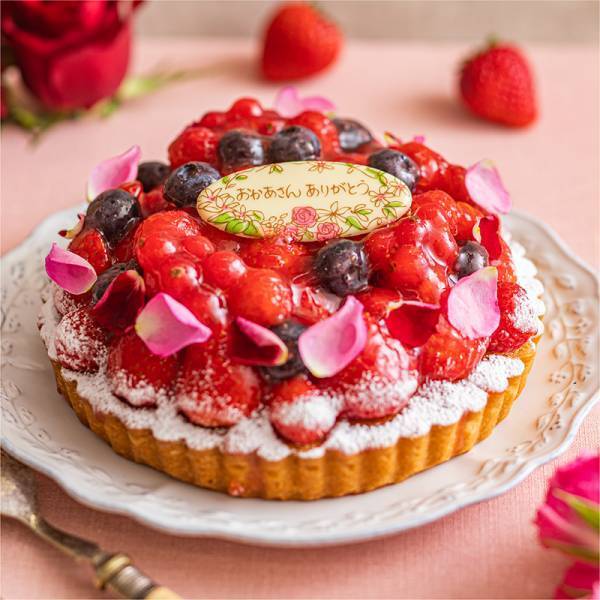 母の日限定【ラ・メゾン アンソレイユターブル】花束のようないちごのタルト、5/8~14限定販売