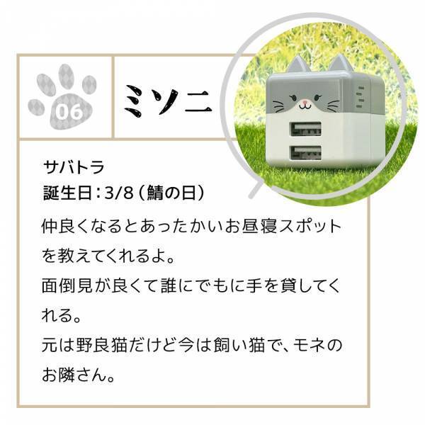【事前予約で30%OFF！】ねこ好きのための猫型充電器「モバニャー」の予約注文を開始！