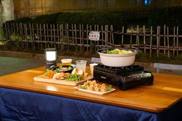 【BBQ＆Co】明石公園内のカフェ＆バー「TTT」、冬の特別なビアガーデンで温かなひとときを提供！
