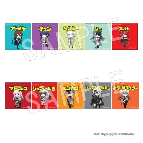 『アークナイツ展「記憶回廊」』描き起こしイラストを使用した刺繍アート販売開始！