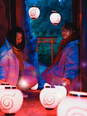 木ノ葉隠れの里が華やかに彩られる！⁉この冬限定の和風イルミネーション！『NARUTO＆BORUTO 忍里 提灯イルミネーション』12月16日より開催