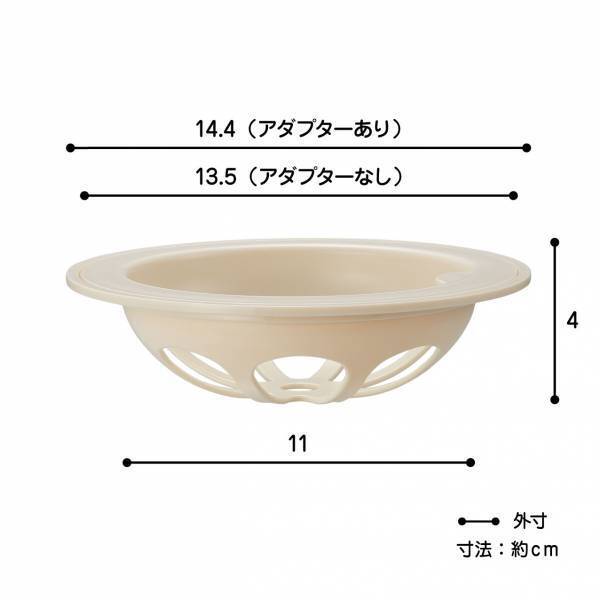 【お得なクーポンコード付き！】市販の水切りネットをかぶせるだけで、水はけ抜群の排水口ゴミ受けに早変わり！『排水口ネットホルダー』を新発売！