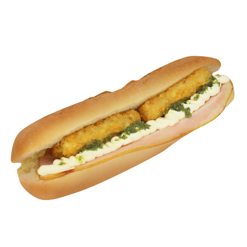 ホットドッグに期間限定メニューが登場！ジェノベーゼが薫る春の“ベーコンポテトイタリアーノドッグ”