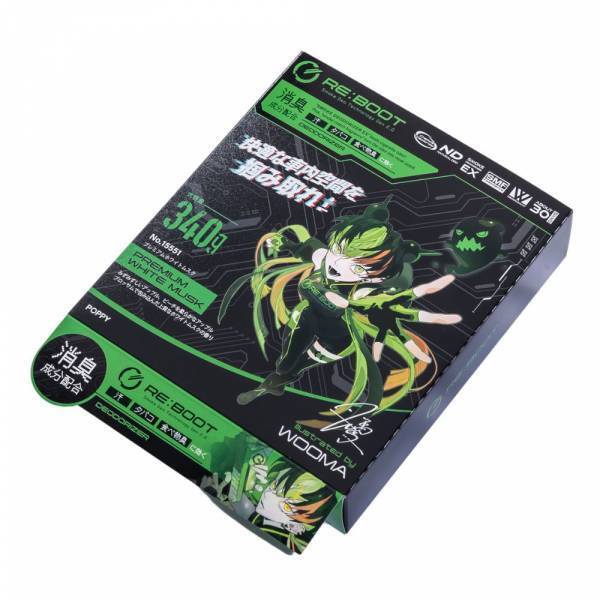 イラストレーター「WOOMA」さん描き下ろしイラストを起用【車用消臭芳香剤リブート】を発売！