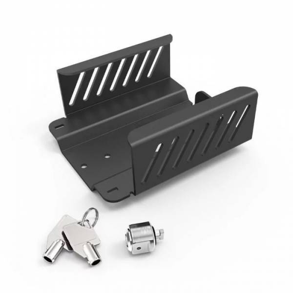 最新のApple TV 4KやMac miniをテーブルや壁などの平面に固定。コンピュロックス社製品ラインアップを拡充！