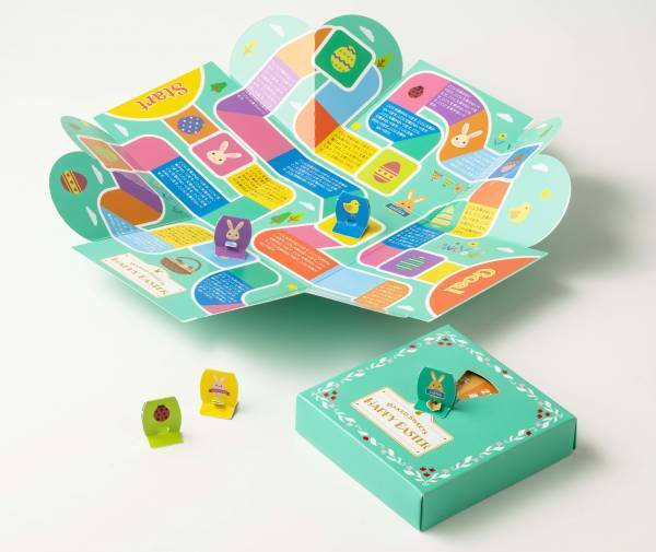 高揚感を演出するパッケージを開発。「ゲーム機能付きパーティー開けボックス」