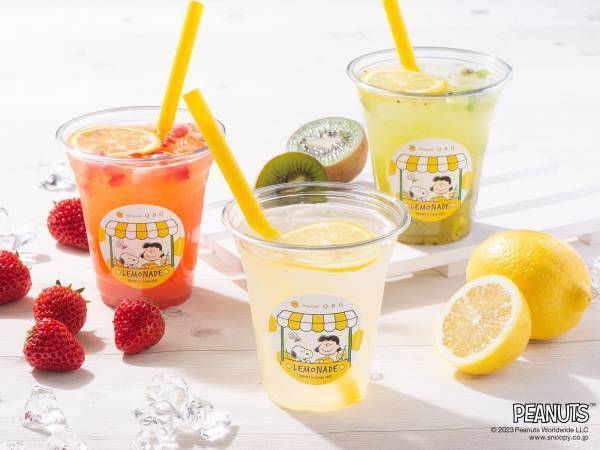 【スヌーピー in 銀座 2023】銀座三越にレモネードスタンドが出現！パティスリーQBGが「ルーシーのはちみつレモネード」や「スヌーピーはちみつフルーツジュレ」を限定販売