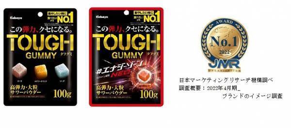 集中したいときに食べたいグミブランドNo.1（※）の 「タフグミ」ブランドから新フレーバー「『エナジーゾーンNEO』」登場！ （※日本マーケティングリサーチ機構による調査において）