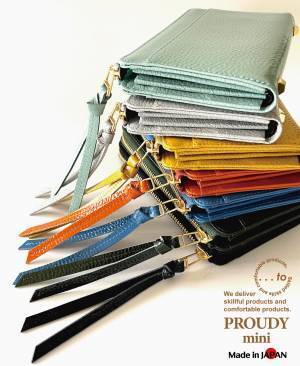 小さくても【最大20枚】膨らみづらくカードが整列。美しいイタリア革＆ビスがスタイリッシュなミニ長財布・PROUDY_min