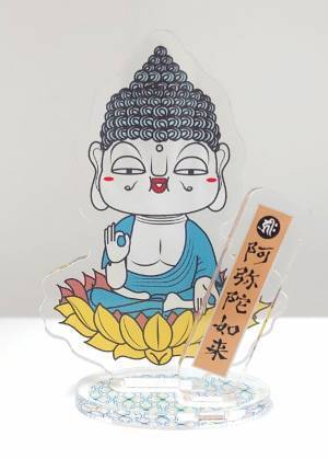 累計20万部突破の『キャラ絵で学ぶ図鑑』シリーズから人気の『仏教図鑑』のキャラが初のアクリルスタンド化として発売！