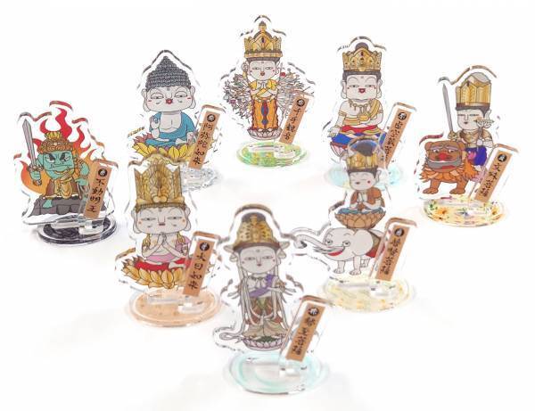 累計20万部突破の『キャラ絵で学ぶ図鑑』シリーズから人気の『仏教図鑑』のキャラが初のアクリルスタンド化として発売！