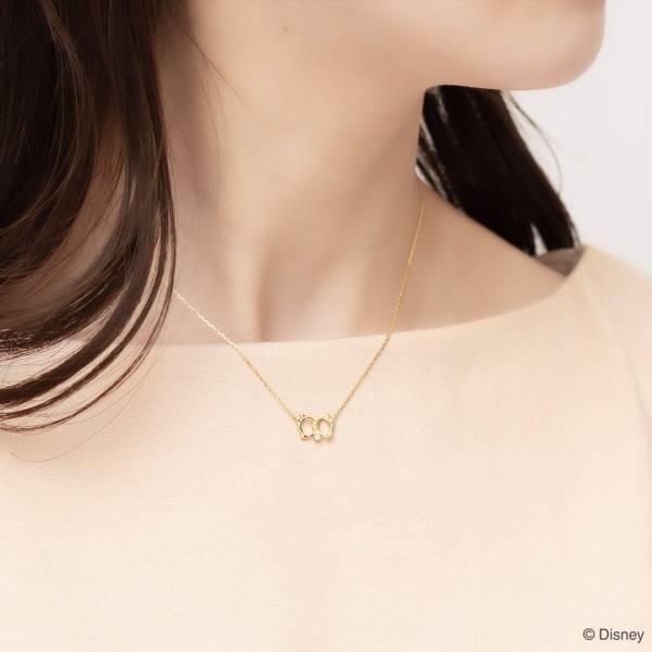 【ディズニー】「ミッキー＆ミニー」、「チップ＆デール」モチーフ 『Always two』 お互いを想う、絆を感じるネックレス2種類