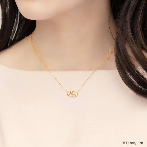 【ディズニー】「ミッキー＆ミニー」、「チップ＆デール」モチーフ 『Always two』 お互いを想う、絆を感じるネックレス2種類