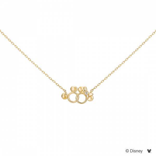 【ディズニー】「ミッキー＆ミニー」、「チップ＆デール」モチーフ 『Always two』 お互いを想う、絆を感じるネックレス2種類