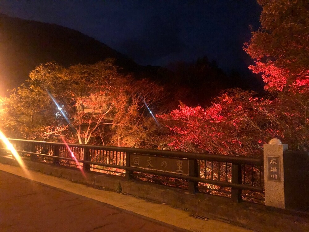 紅葉を楽しむ秋の夜！仙台・作並温泉「湯神神社ライトアップナイト」で心癒される体験を