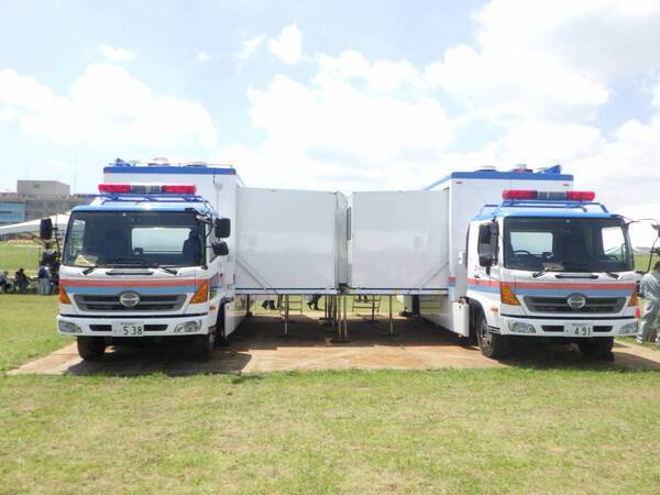 災害時に活躍する車両が大集合！東京臨海広域防災公園にて11/10(日)「ぼうさいモーターショー2024」開催！