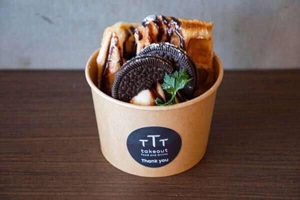 【BBQ&Co】明石公園内のカフェ＆レストランTTT、秋限定のデザート『クロッフルアイス』販売開始！サクサク食感のクロッフルとひんやりアイスが絶妙な組み合わせ！