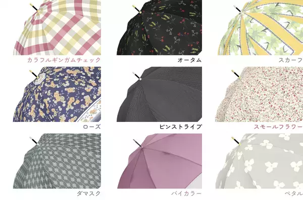 傘ブランド「a.s.s.a」から新デザインが加わった「耐風ジャンプ傘」がリニューアル登場！