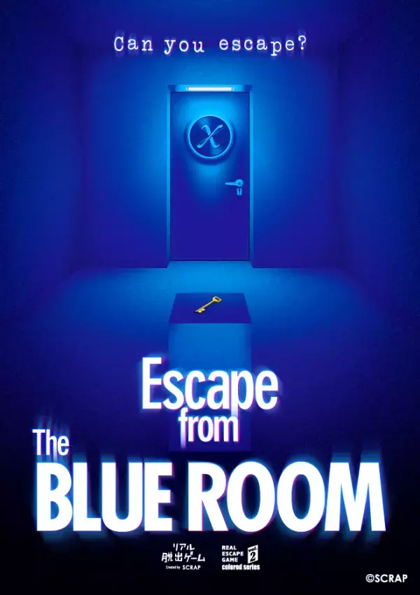 スタート前から完売続出の新作リアル脱出ゲーム 『Escape from The BLUE ROOM』 オリジナルグッズ公開！