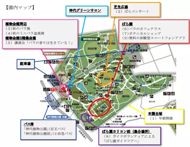 神代植物公園「秋のバラフェスタ」10/8（火）～開催！