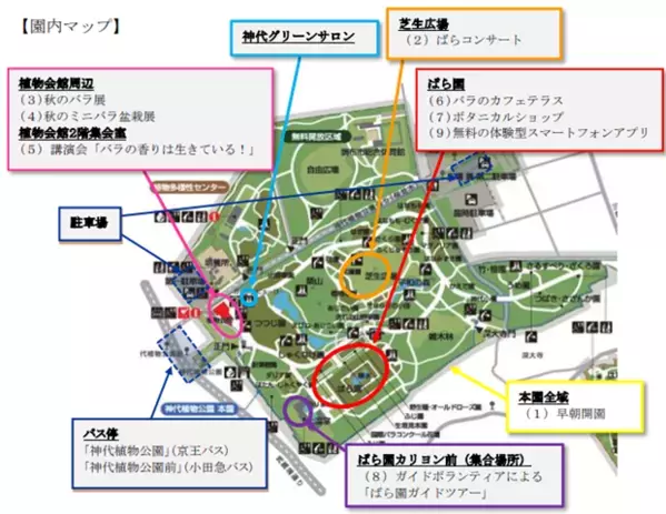 神代植物公園「秋のバラフェスタ」10/8（火）～開催！
