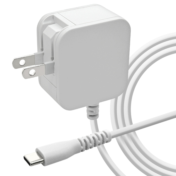 コンパクトで高速充電・PD対応のType-Cケーブル一体型のAC充電器登場！