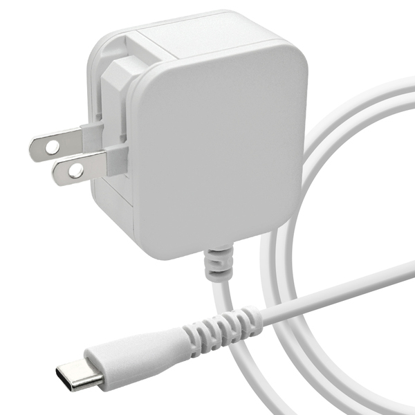 コンパクトで高速充電・PD対応のType-Cケーブル一体型のAC充電器登場！