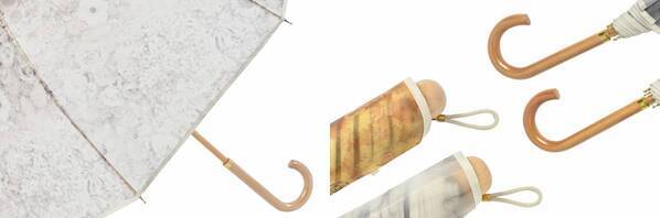 傘ブランド「a.s.s.a」からマット素材の大人ビニール傘「flower&stone（フラワー&ストーン）」シリーズ登場！