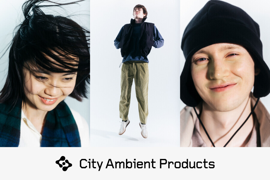 SHIPS MENから、新レーベル「City Ambient Products（シティ アンビエント プロダクツ）」が2024年秋冬シーズンよりデビュー