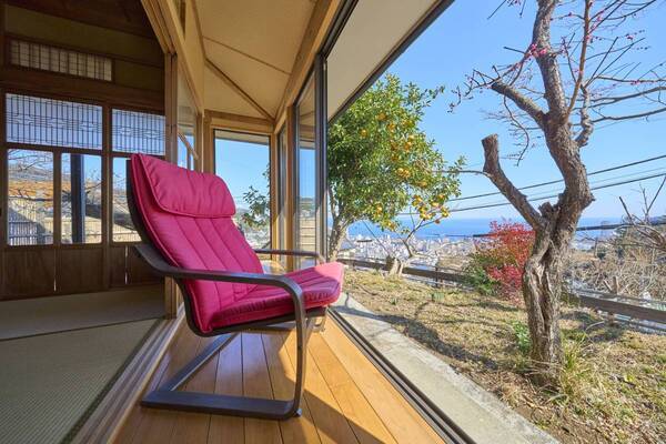 【熱海の海と空を全身に浴びるヒノキ露天温泉付き貸別荘】「スイートヴィラ 熱海別邸 双梅庵」が4月5日に開業