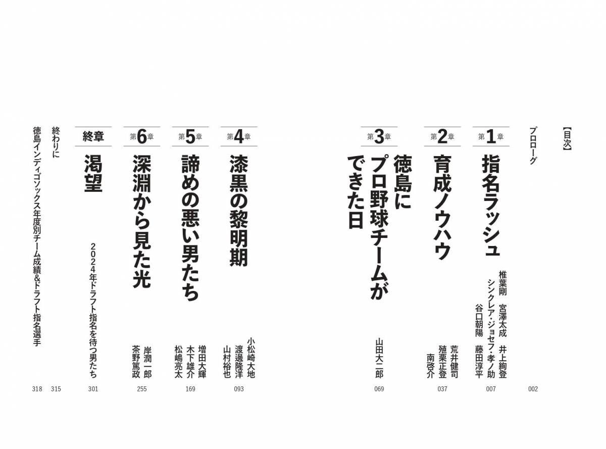 消滅寸前の弱小球団が11年連続ドラフト指名選手を輩出するチームへ『崖っぷちリーガー　徳島インディゴソックス、はぐれ者たちの再起』が10月21日に発売