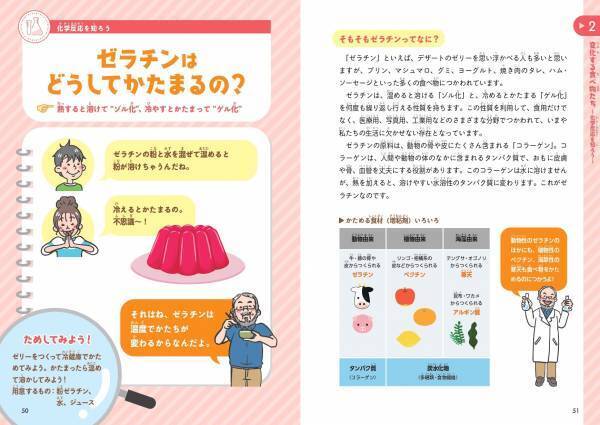 食べ物の変化や味のちがいはすべて科学の力！ 『食べ物のなぜ・不思議でわかる！　10歳からの「おいしい」科学』が1月16日に発売