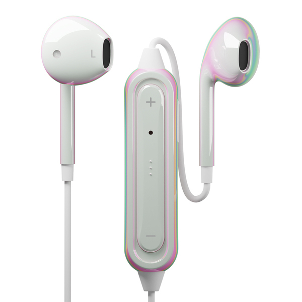 オーロラカラーのきらびやかなステレオイヤホンの無線タイプ、有線タイプなど合計3種類を株式会社PGAが6月10日より新発売