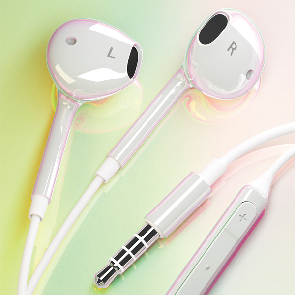 オーロラカラーのきらびやかなステレオイヤホンの無線タイプ、有線タイプなど合計3種類を株式会社PGAが6月10日より新発売