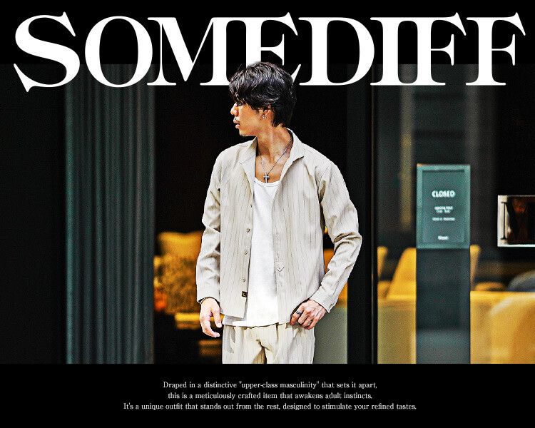 【ラグジュアリー×スポーティの新境地】メンズブランド「SOMEDIFF(サムディフ)」が新作セットアップを10月25日に発売