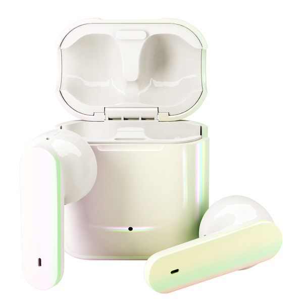 煌めくオーロラコーティングされた、耳への負担を抑えたインナーイヤータイプ完全独立型ワイヤレスステレオイヤホンを株式会社PGAが1月12日から新発売