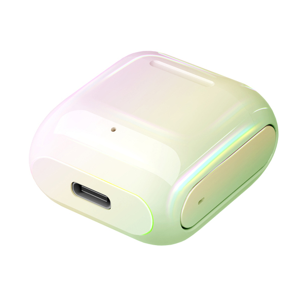 煌めくオーロラコーティングされた、耳への負担を抑えたインナーイヤータイプ完全独立型ワイヤレスステレオイヤホンを株式会社PGAが1月12日から新発売