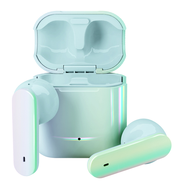 煌めくオーロラコーティングされた、耳への負担を抑えたインナーイヤータイプ完全独立型ワイヤレスステレオイヤホンを株式会社PGAが1月12日から新発売