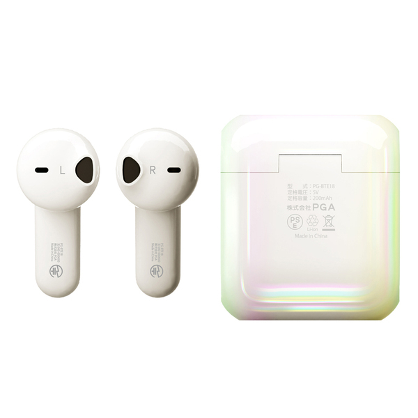 煌めくオーロラコーティングされた、耳への負担を抑えたインナーイヤータイプ完全独立型ワイヤレスステレオイヤホンを株式会社PGAが1月12日から新発売